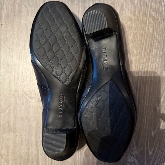 Aravon by New Balance Slip On Casual Block Heel Womens Size 9D Black NWOB - Picture 9 of 11